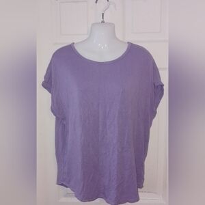 Buffalo David Bitton Lavender Short Sleeve Top